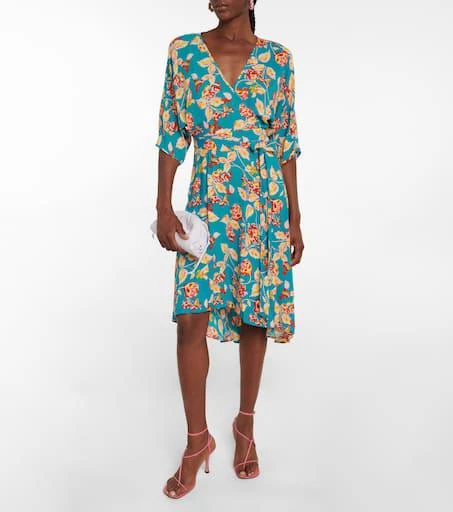 商品Diane von Furstenberg|Eloise asymmetric wrap dress,价格¥2570,第2张图片详细描述