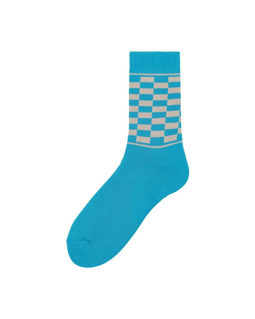 商品Cav Empt|Checker Socks Blue,价格¥83,第2张图片详细描述