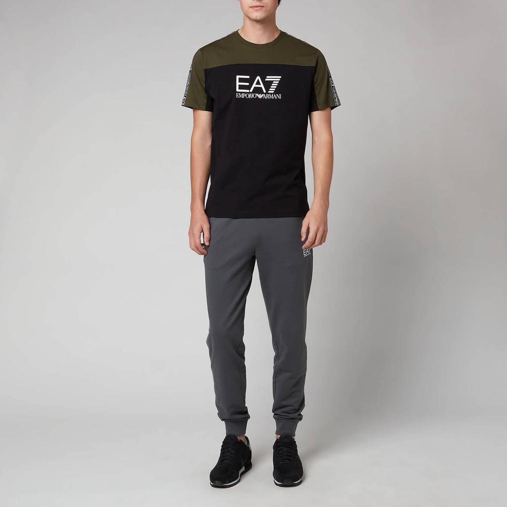 EA7 Men's Identity Joggers - Iron Gate商品第3张图片规格展示