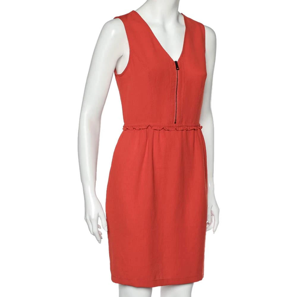 商品[二手商品] Burberry|Burberry Brit Dark Orange Sleeveless Mini Dress S,价格¥1449,第2张图片详细描述