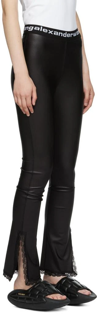 商品Alexander Wang|黑色 Lace Hem 紧身裤,价格¥2063,第2张图片详细描述
