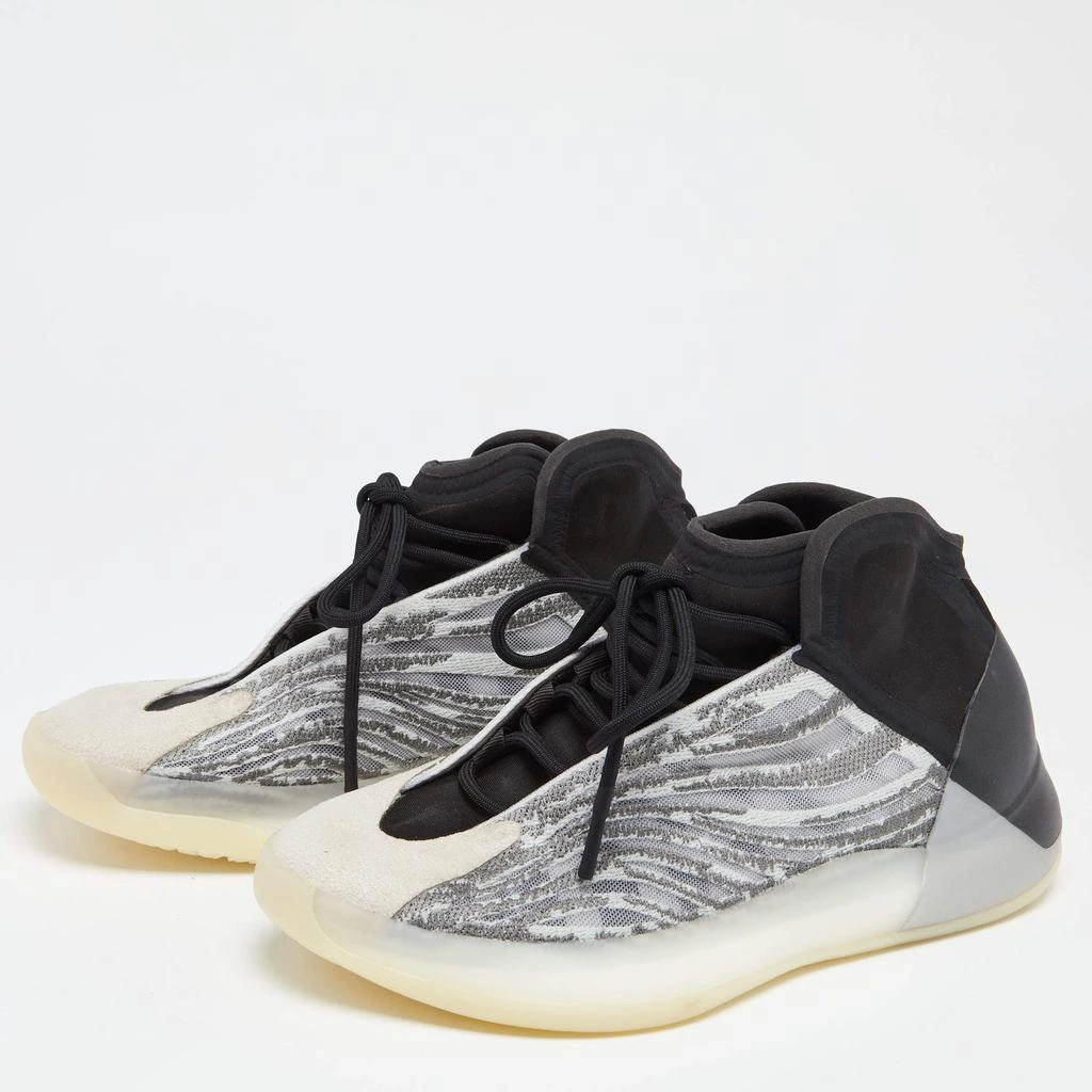 商品YEEZY|Yeezy x Adidas Grey/Black Mesh and Fabric QNTM Sneakers Size 42,价格¥2010,第2张图片详细描述