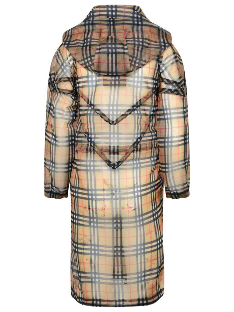 商品Burberry|BEIGE POLYESTER COWBIT CHECK PARKA,价格¥5459,第5张图片详细描述