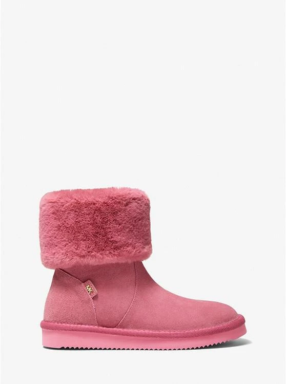 商品Michael Kors|Julia Faux Fur Trimmed Suede Boot,价格¥362,第2张图片详细描述