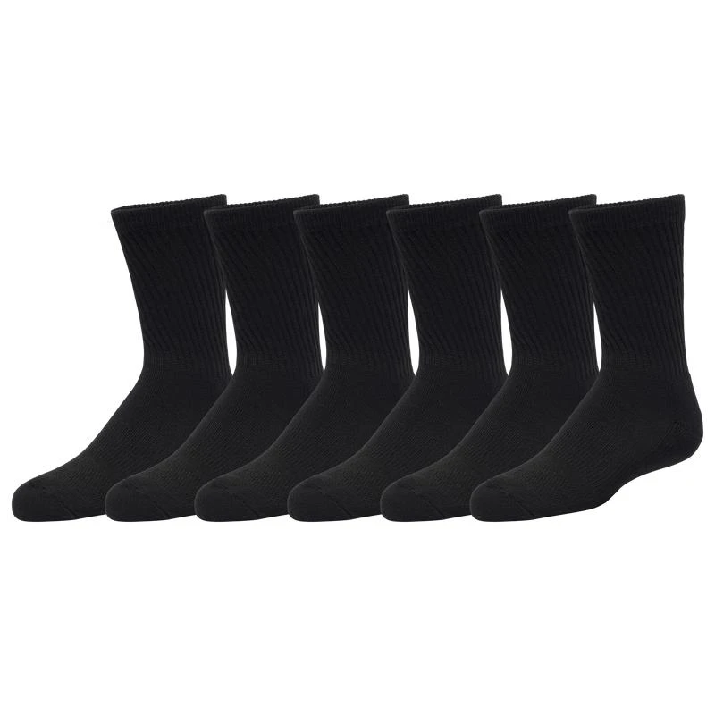商品CSG|CSG Youth 6 Pack Crew Socks - Boys' Grade School,价格¥93,第1张图片