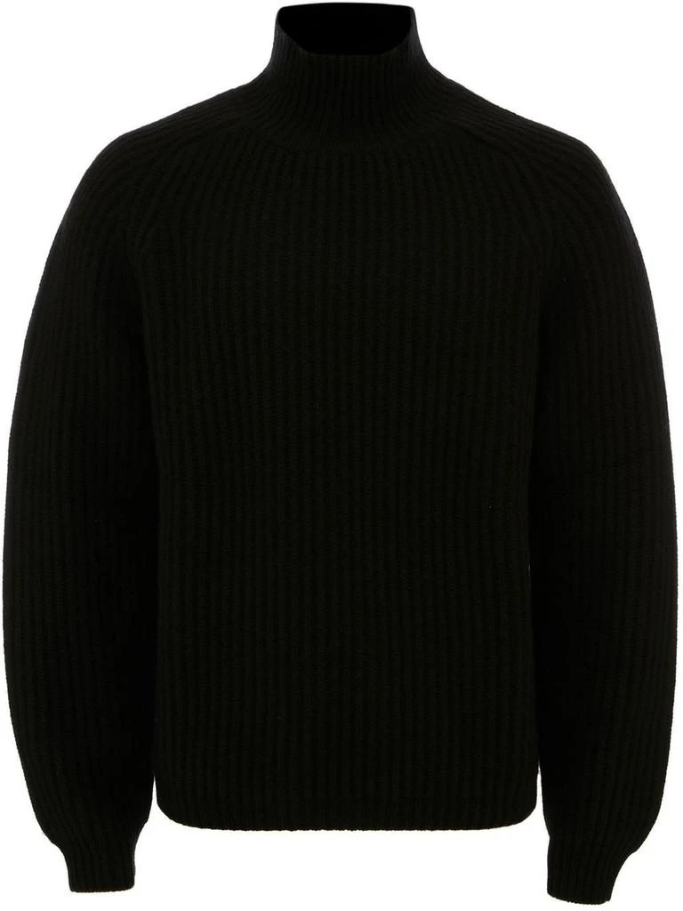 商品JW Anderson|J.W. Anderson Black Merino Wool Jumper,价格¥3029,第1张图片