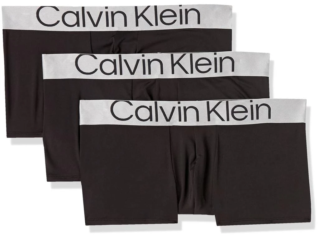 商品Calvin Klein|Sustainable Steel Micro Low Rise Trunks 3-Pack,价格¥273,第1张图片