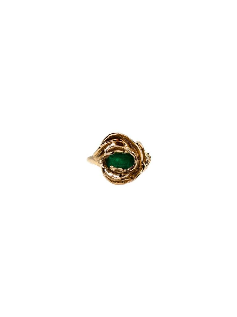 商品Arielle Routhier|Emerald Flora Ring,价格¥25638,第1张图片