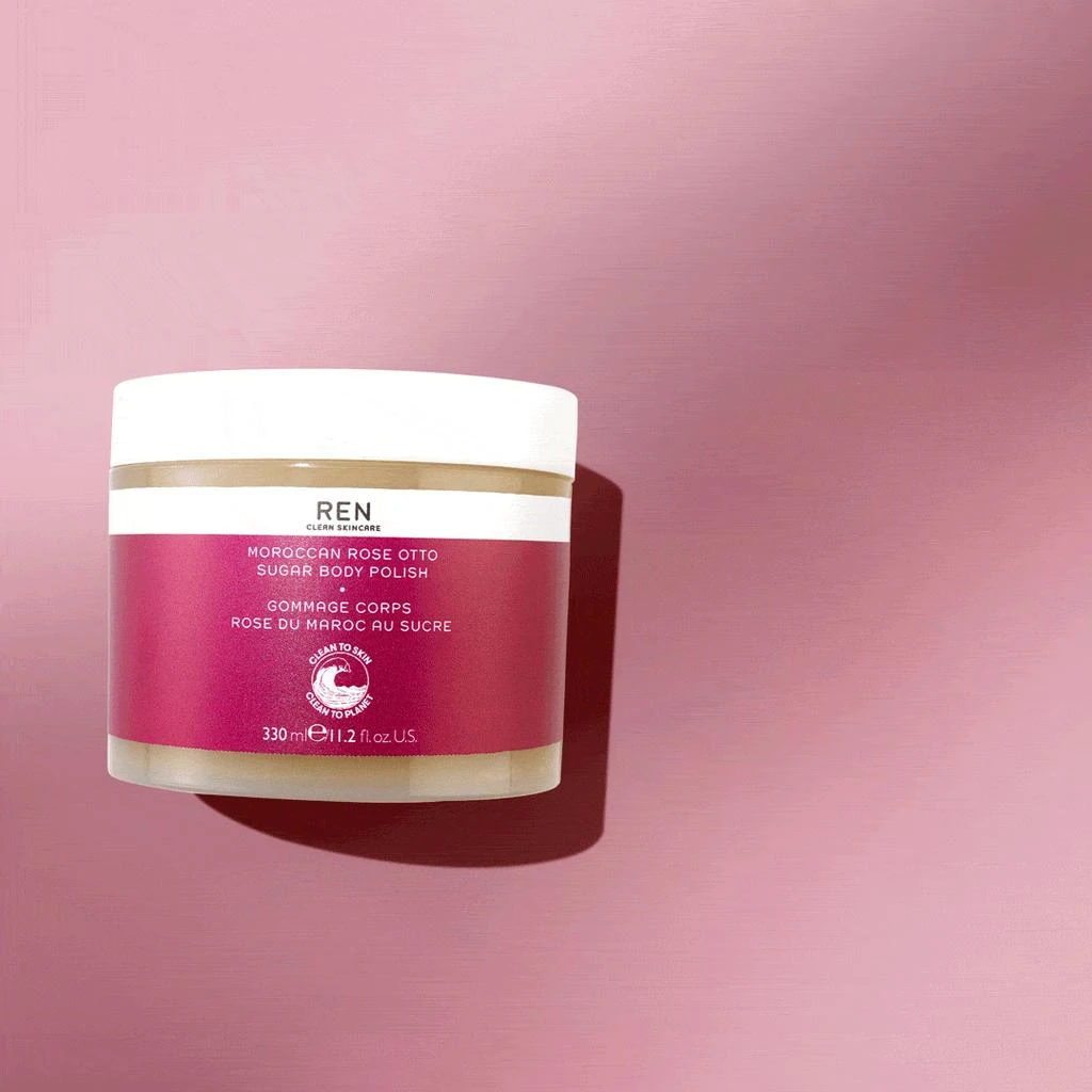 商品REN Clean Skincare|Moroccan Rose Sugar Body Polish,价格¥476,第2张图片详细描述