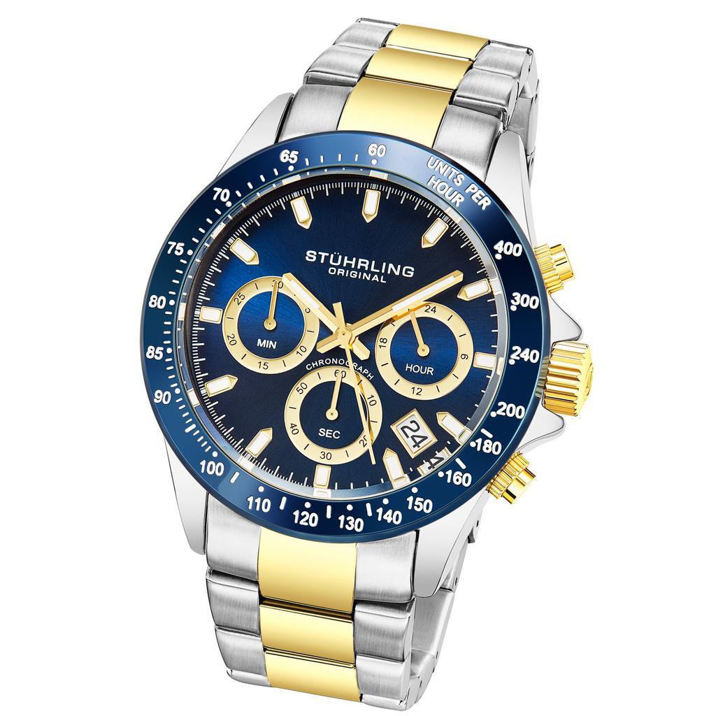 商品Stuhrling Original|Men's Quartz Chronograph Date Watch,价格¥1107,第4张图片详细描述