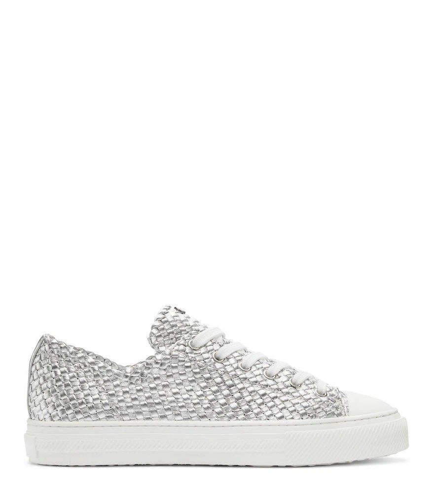 商品Stuart Weitzman|Stuart Weitzman Wova Metallic Woven Low-Top Sneakers,价格¥2022,第1张图片