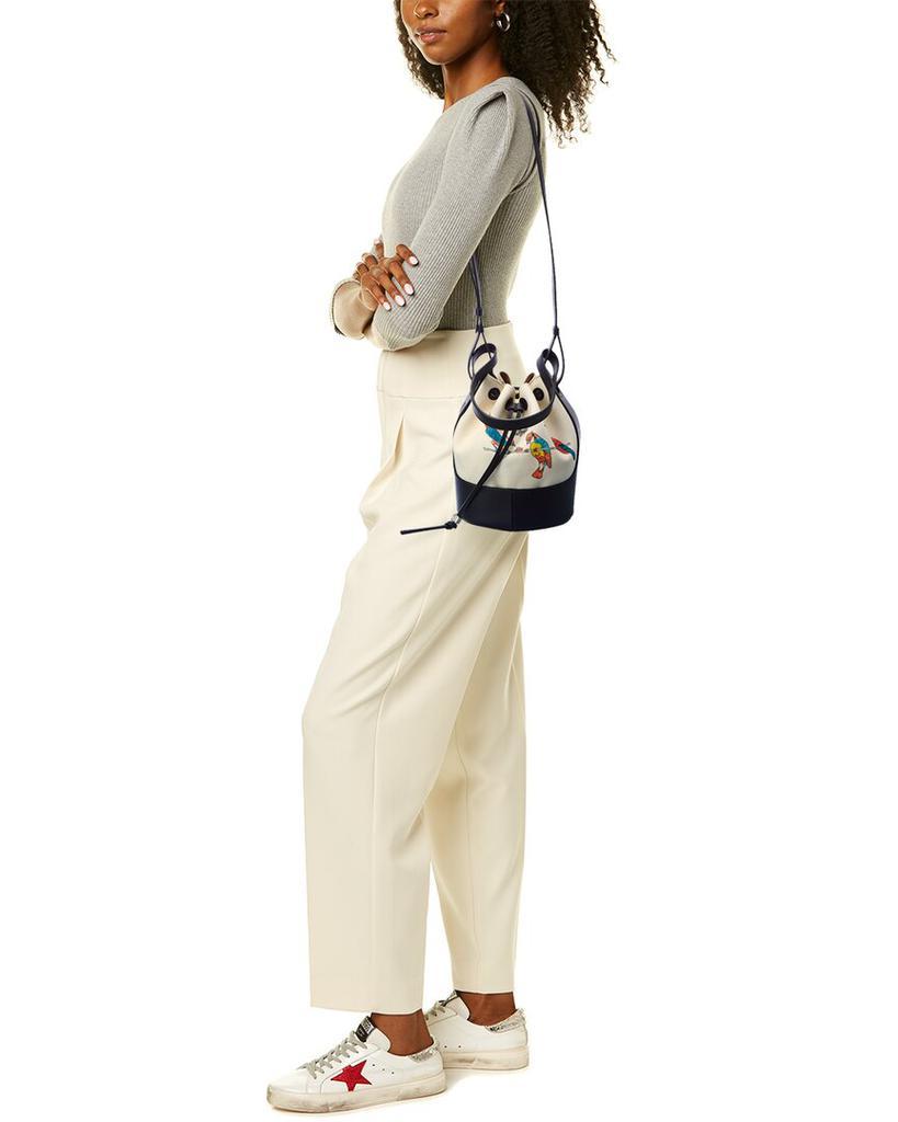 商品Loewe|Loewe Paula's Ibiza Balloon Canvas & Leather Bucket Bag,价格¥8262,第6张图片详细描述