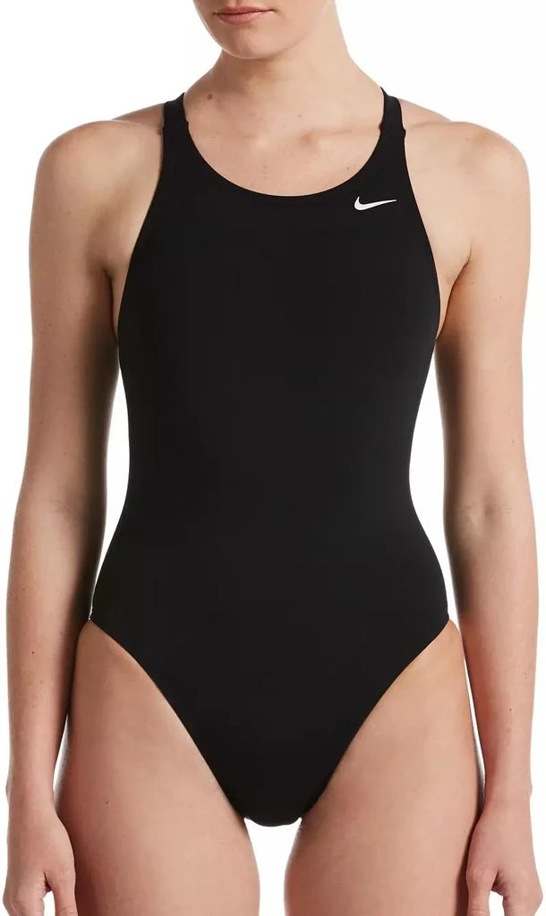 商品NIKE|Nike Women's HydraStrong Solid Fastback One Piece Swimsuit,价格¥413,第1张图片