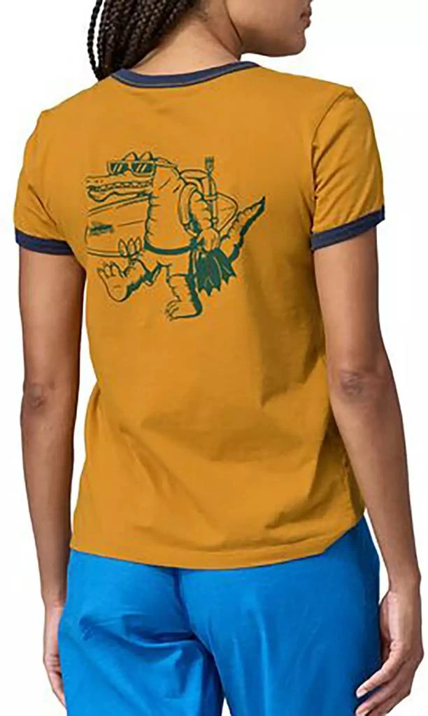 商品Patagonia|Patagonia Women's Water People Organic Ringer Tee,价格¥374,第1张图片详细描述