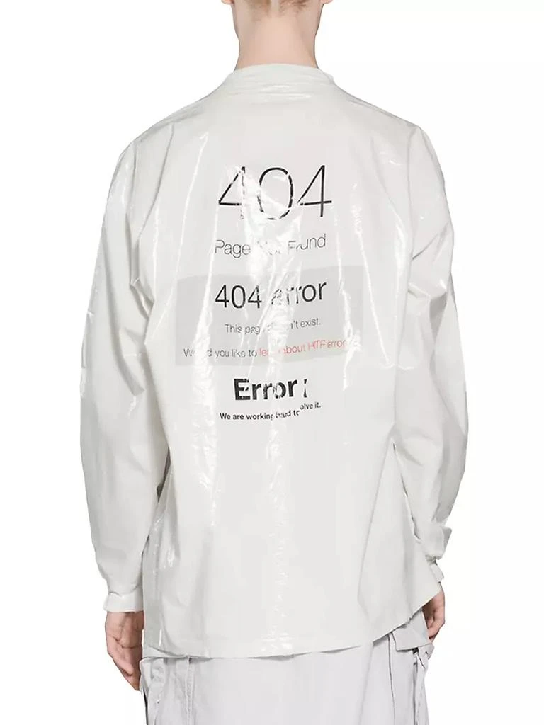 商品Balenciaga|Loading Error Misplaced Neckline Long Sleeve T-Shirt Oversized,价格¥10045,第4张图片详细描述