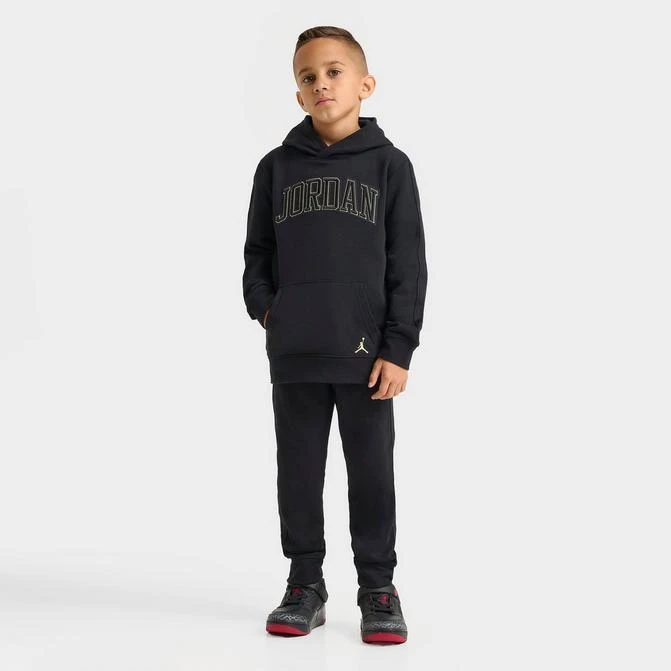 商品Jordan|Little Kids' Jordan See Me Shine Crewneck and Jogger Pants Set,价格¥187,第1张图片