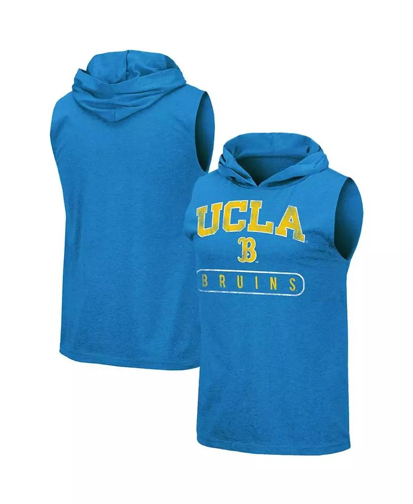 商品Colosseum|Men's Blue UCLA Bruins Varsity Hoodie Tank Top,价格¥250,第1张图片