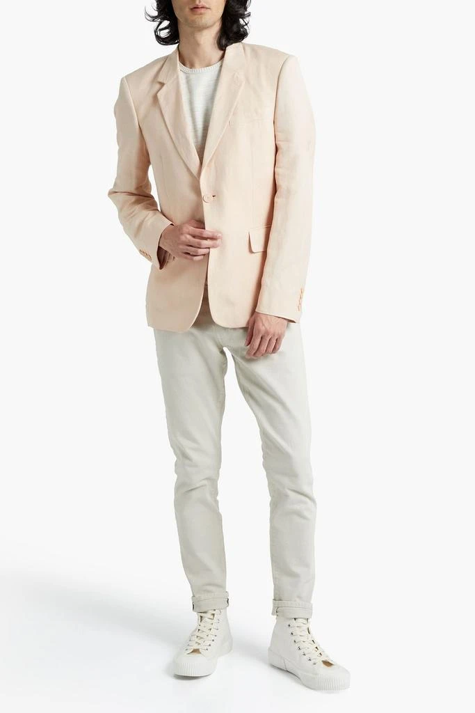 商品Sandro|Slub linen-blend blazer,价格¥1305,第2张图片详细描述