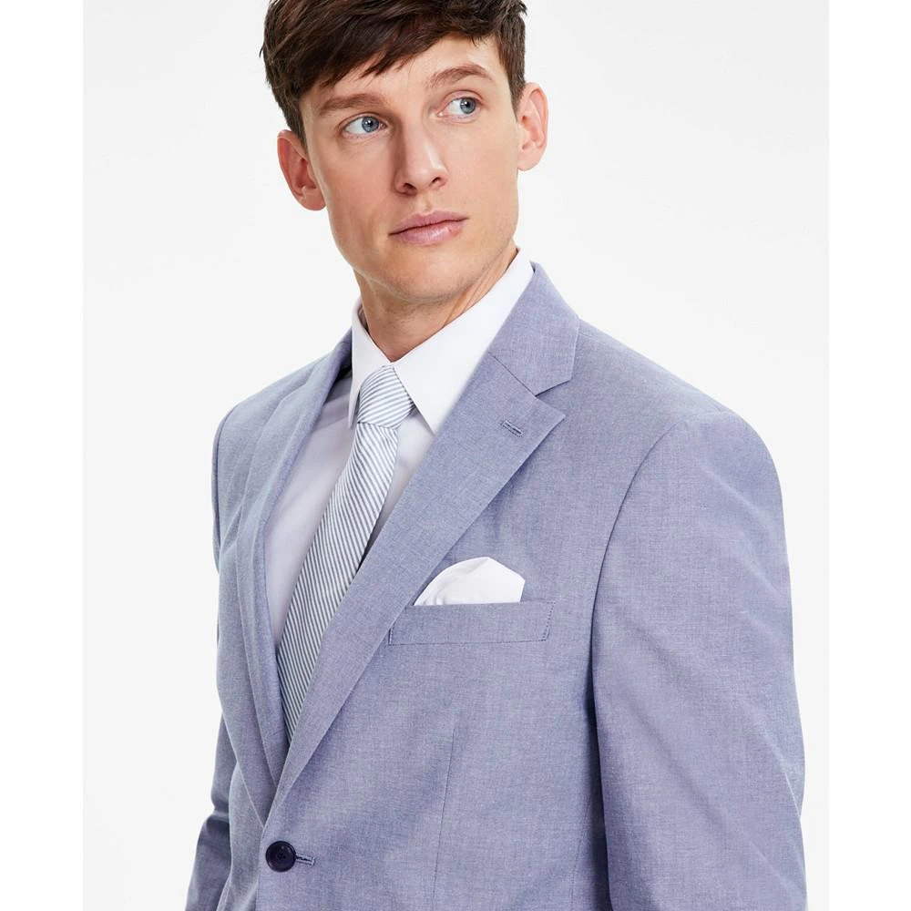 商品Tommy Hilfiger|Men's Modern-Fit TH Flex Stretch Chambray Suit Separate Jacket,价格¥2677,第3张图片详细描述
