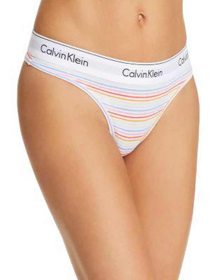 商品Calvin Klein|Modern Cotton Pride Thong,价格¥112,第1张图片