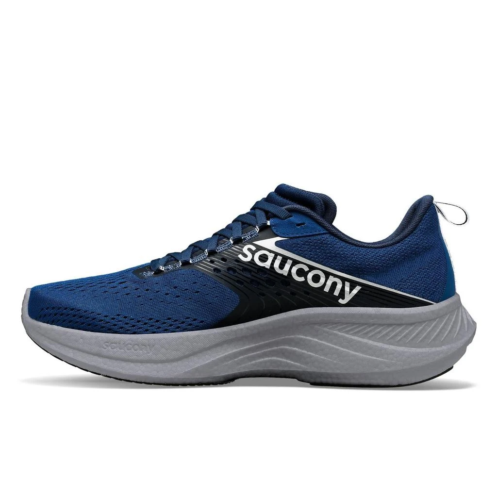 商品Saucony|Men's Ride 17 Running Shoes In Tide/silver,价格¥759,第3张图片详细描述