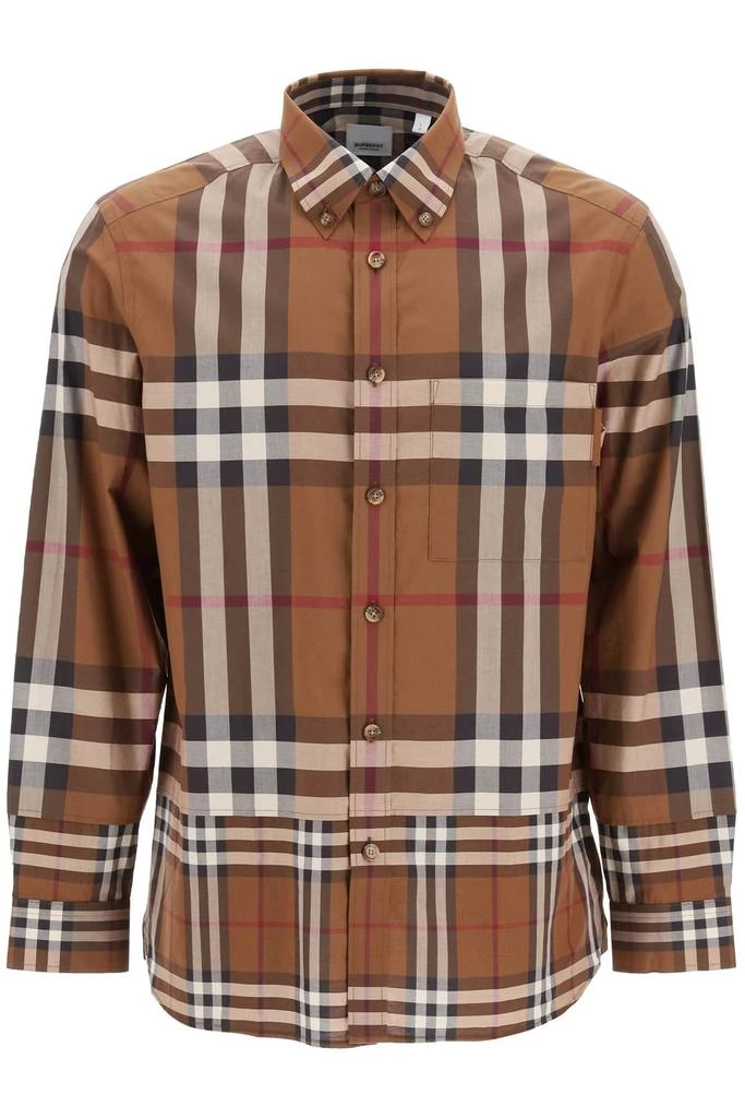 商品Burberry|Burberry &#39;Causton&#39; Cotton Poplin Shirt,价格¥3187,第1张图片