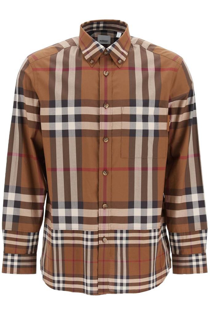 商品Burberry|Burberry 'Causton' Cotton Poplin Shirt,价格¥3194,第1张图片