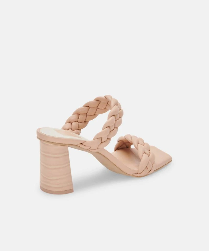 商品Dolce Vita|Paily Wide Heels In Cream Stella,价格¥595,第3张图片详细描述
