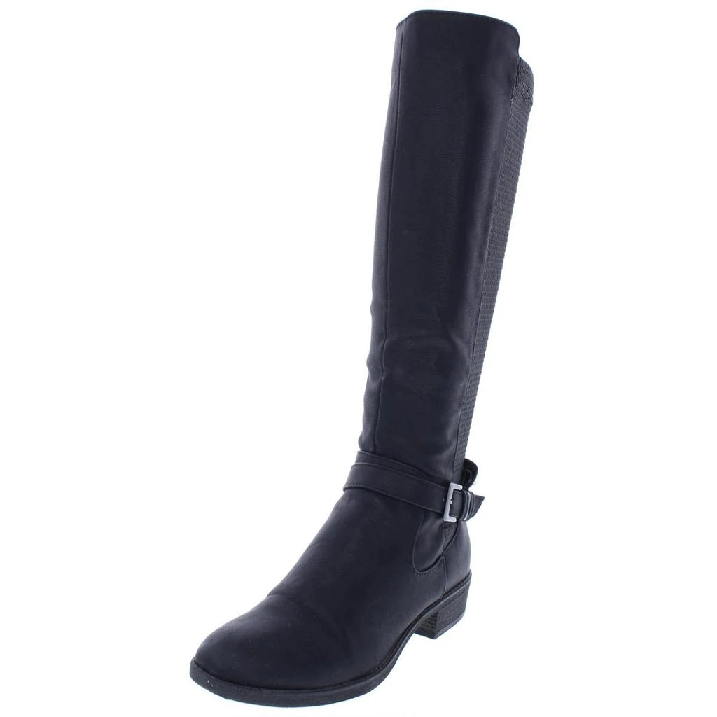 商品Style & Co|Style & Co. Womens Luciaa Textured Knee-High Riding Boots,价格¥107,第1张图片
