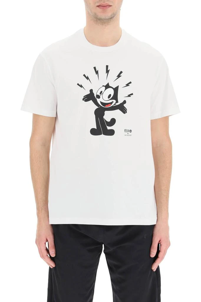 商品Neil Barrett|Neil barrett felix the cat /07 t-shirt,价格¥946,第2张图片详细描述