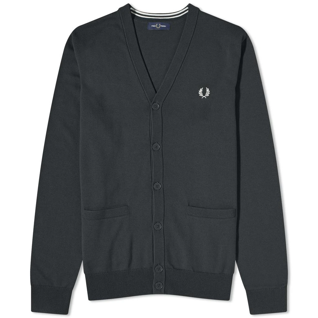 Fred Perry K9551 Classic Cardigan - Shaded Stone 价格¥1143 | 别样