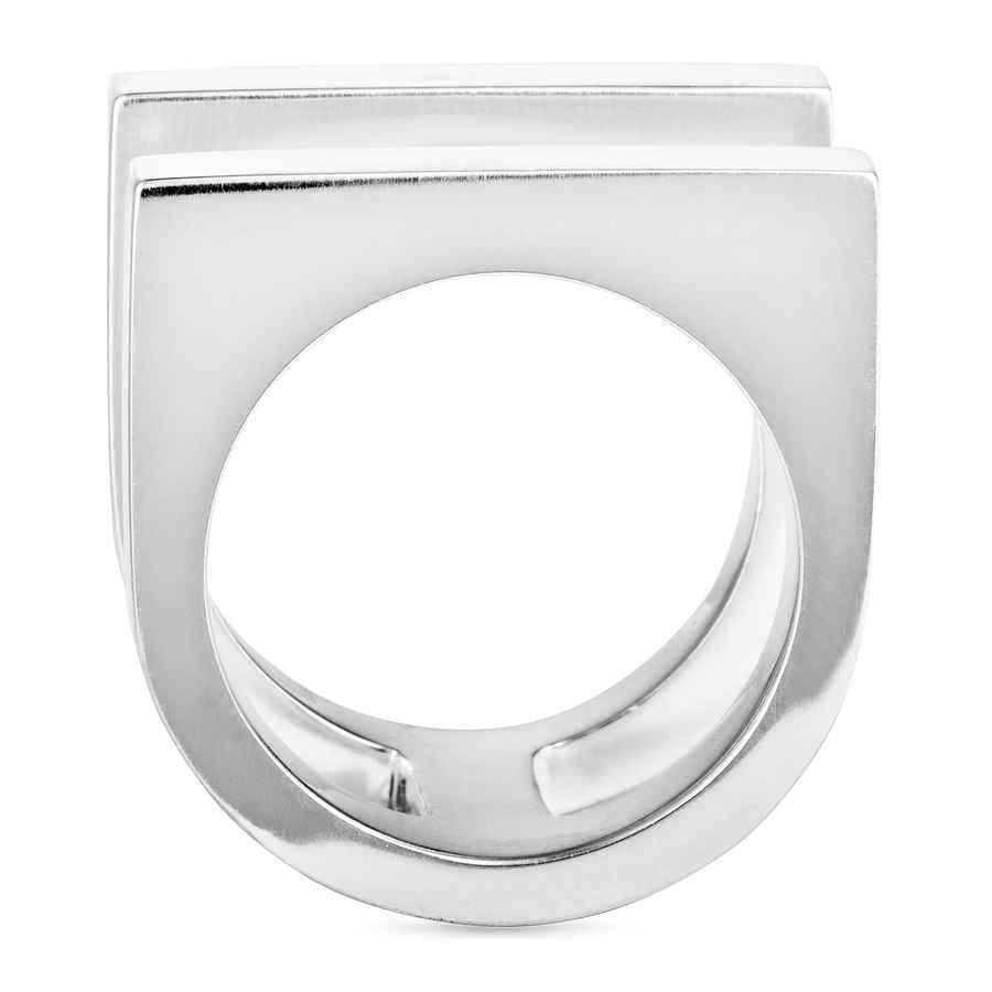 Georg Jensen Aria Silver Flat Two Band Ring商品第2张图片规格展示