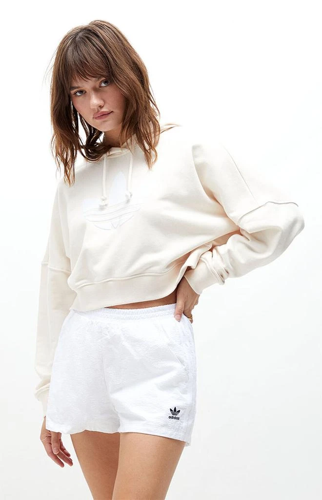 商品Adidas|White '80s Cropped Hoodie,价格¥334,第1张图片