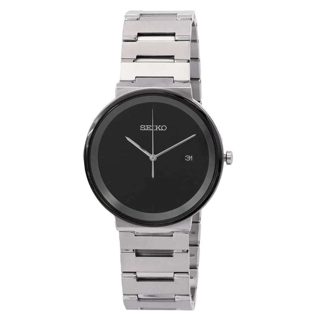 商品Seiko|Essentials Quartz Black Dial Men's Watch SUR485,价格¥967,第1张图片