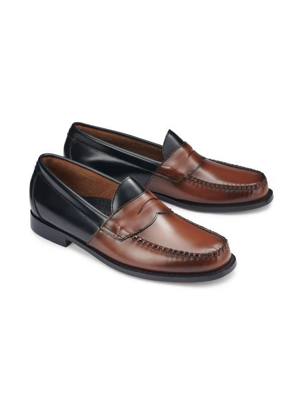 Larson Two Tone Leather Penny Loafers 商品