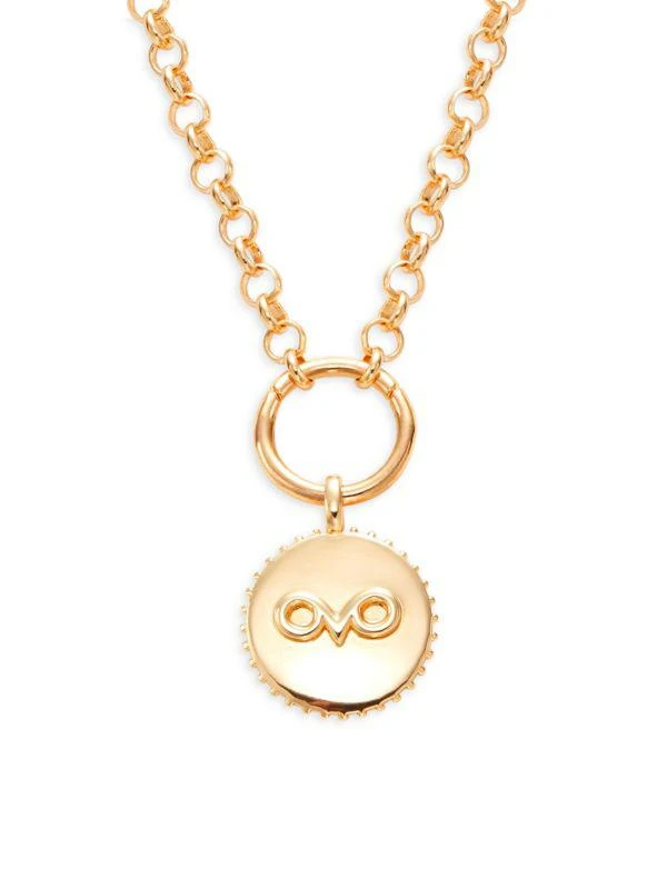 商品Sterling Forever|14K Goldplated Sterling Silver Zodiac Charm Necklace,价格¥117,第1张图片
