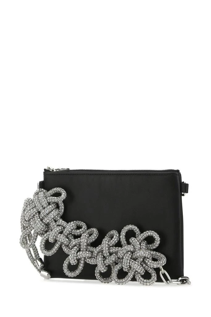 商品Kara|Black leather crossbody bag,价格¥2542,第1张图片