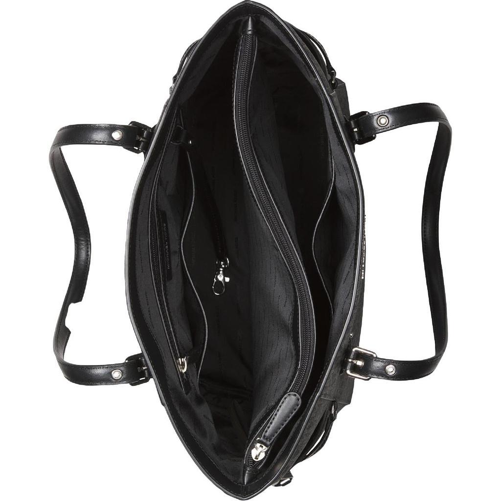 商品Michael Kors|MICHAEL Michael Kors Voyager Women's Black Logo Print Tote Handbag,价格¥1486,第4张图片详细描述