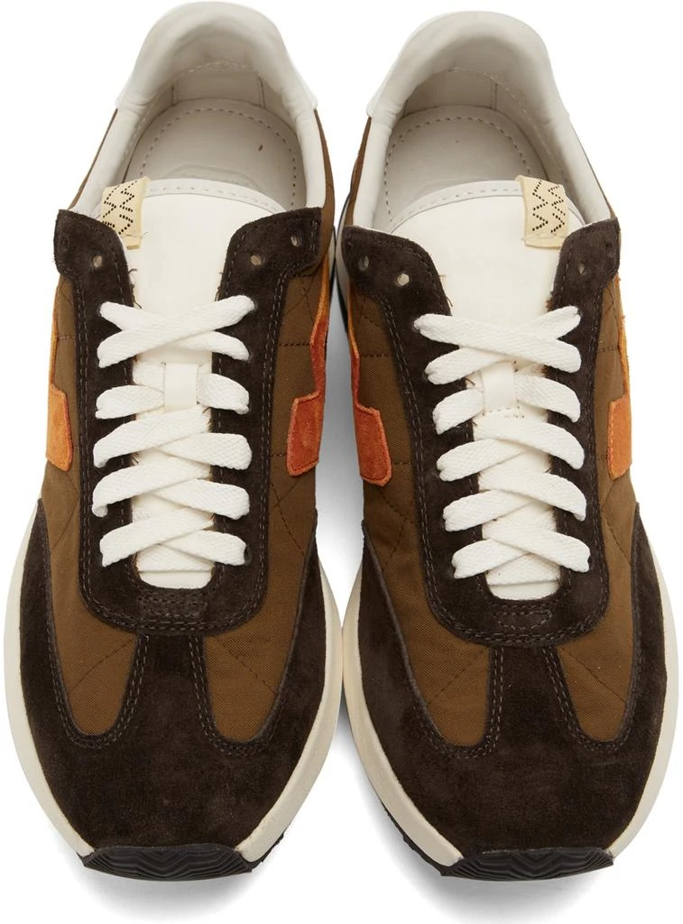 商品VisVim|Brown FKT Runner Sneakers,价格¥3485,第5张图片详细描述