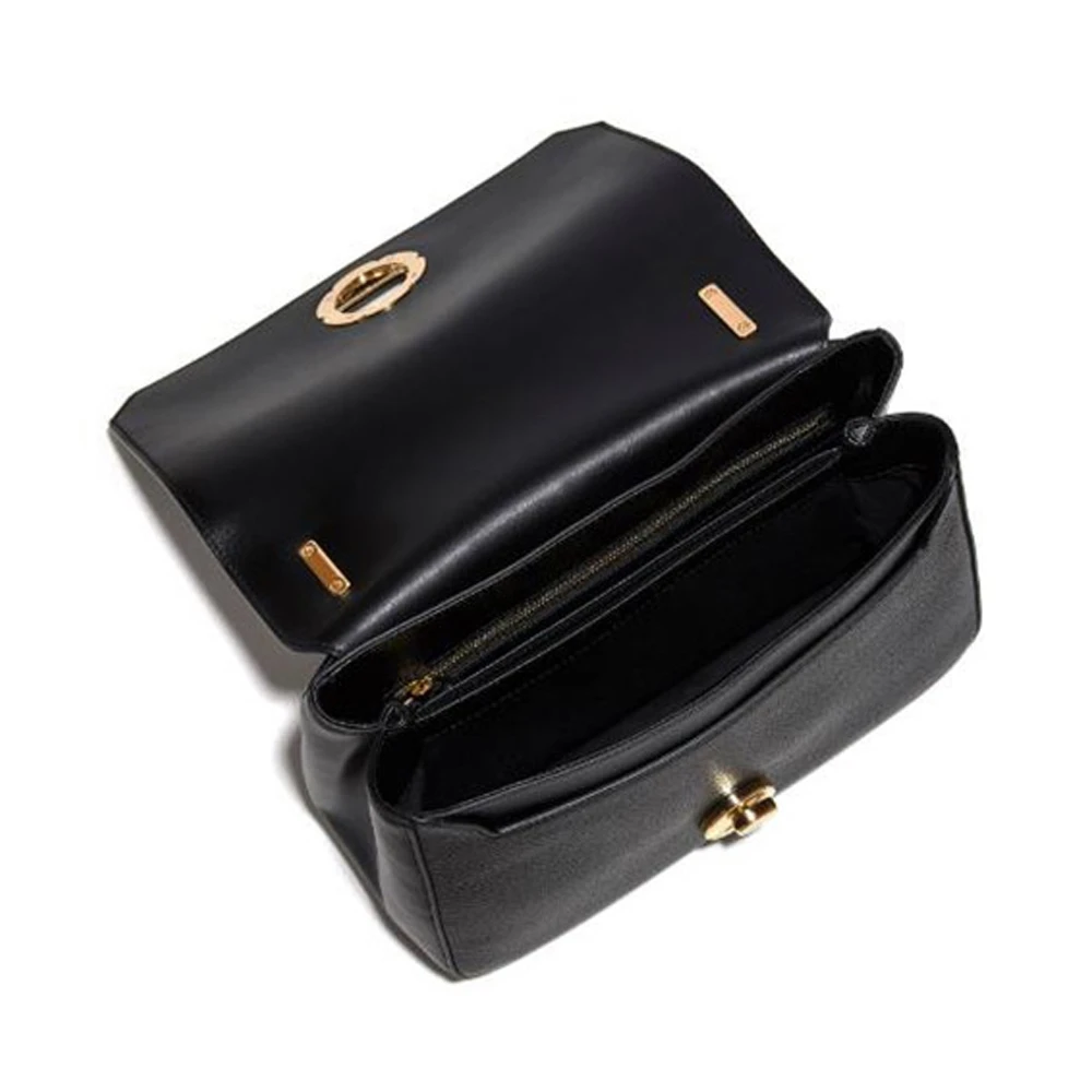 Salvatore Ferragamo 菲拉格慕 女士黑色牛皮单肩包 21-G843-684505 商品