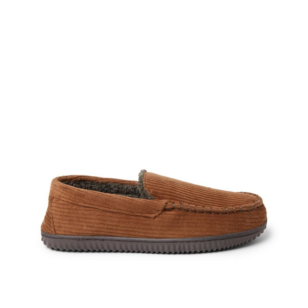 Men's Niles Corduroy Moccasin Slippers商品第2张图片规格展示