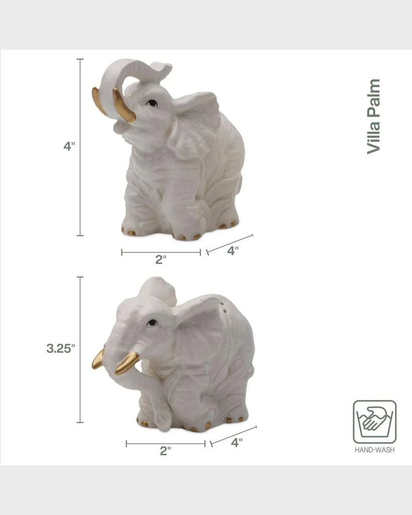 商品Fitz and Floyd|Elephant Salt and Pepper Shaker Set,价格¥227,第5张图片详细描述