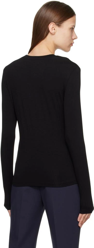 商品Max Mara|Black Livigno Long Sleeve T-Shirt,价格¥645,第3张图片详细描述