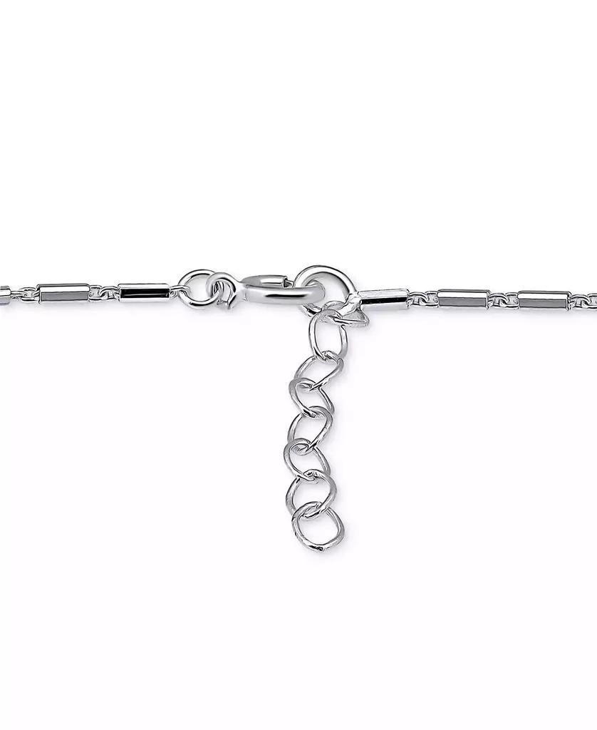 商品Giani Bernini|Onyx Dangle Cylinder Link Ankle Bracelet in Sterling Silver, Created for Macy's,价格¥145,第4张图片详细描述