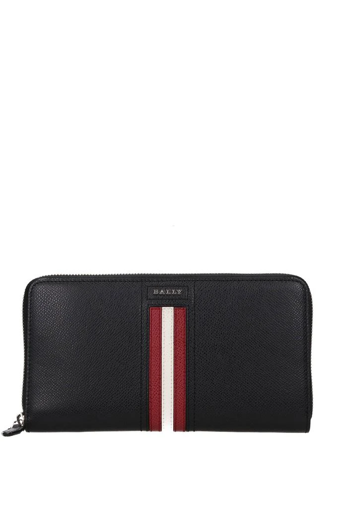 商品Bally|Wallets Leather Black,价格¥1254,第1张图片