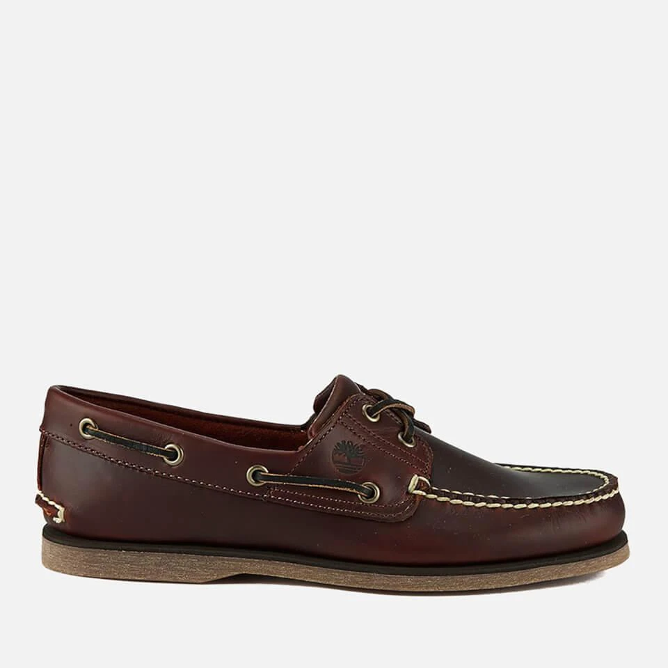 商品Timberland|TIMBERLAND MEN'S CLASSIC LEATHER 2-EYE BOAT SHOES,价格¥946,第1张图片