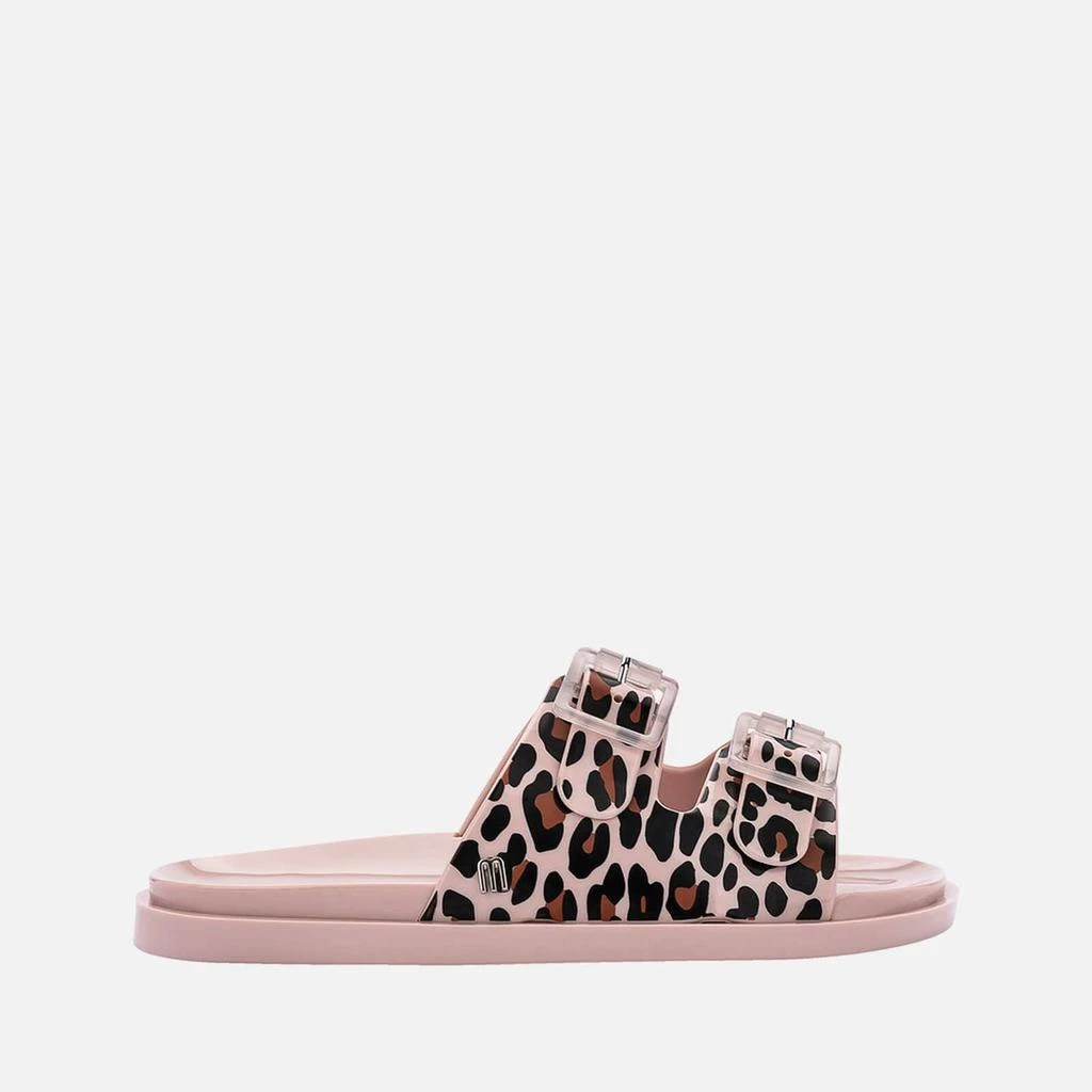 商品Mini Melissa|Mini Melissa Girls' Wide Print Slide Sandals - Blush Animal,价格¥99,第1张图片