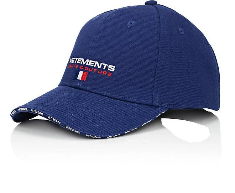 商品Vetements|Haute Couture-Embroidered Cotton Baseball Hat,价格¥1622,第1张图片