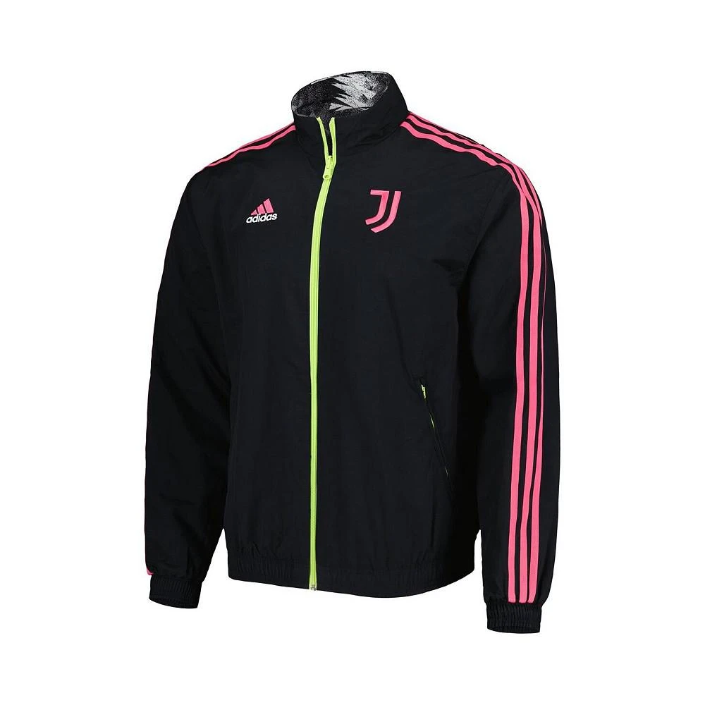 商品Adidas|Men's Black Juventus 2022/23 On-Field Team Logo Anthem Reversible Full-Zip Jacket,价格¥805,第4张图片详细描述