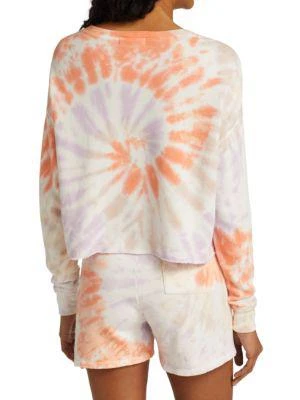 商品n:philanthropy|Harleen Cropped Tie-Dye Sweatshirt,价格¥150,第2张图片详细描述